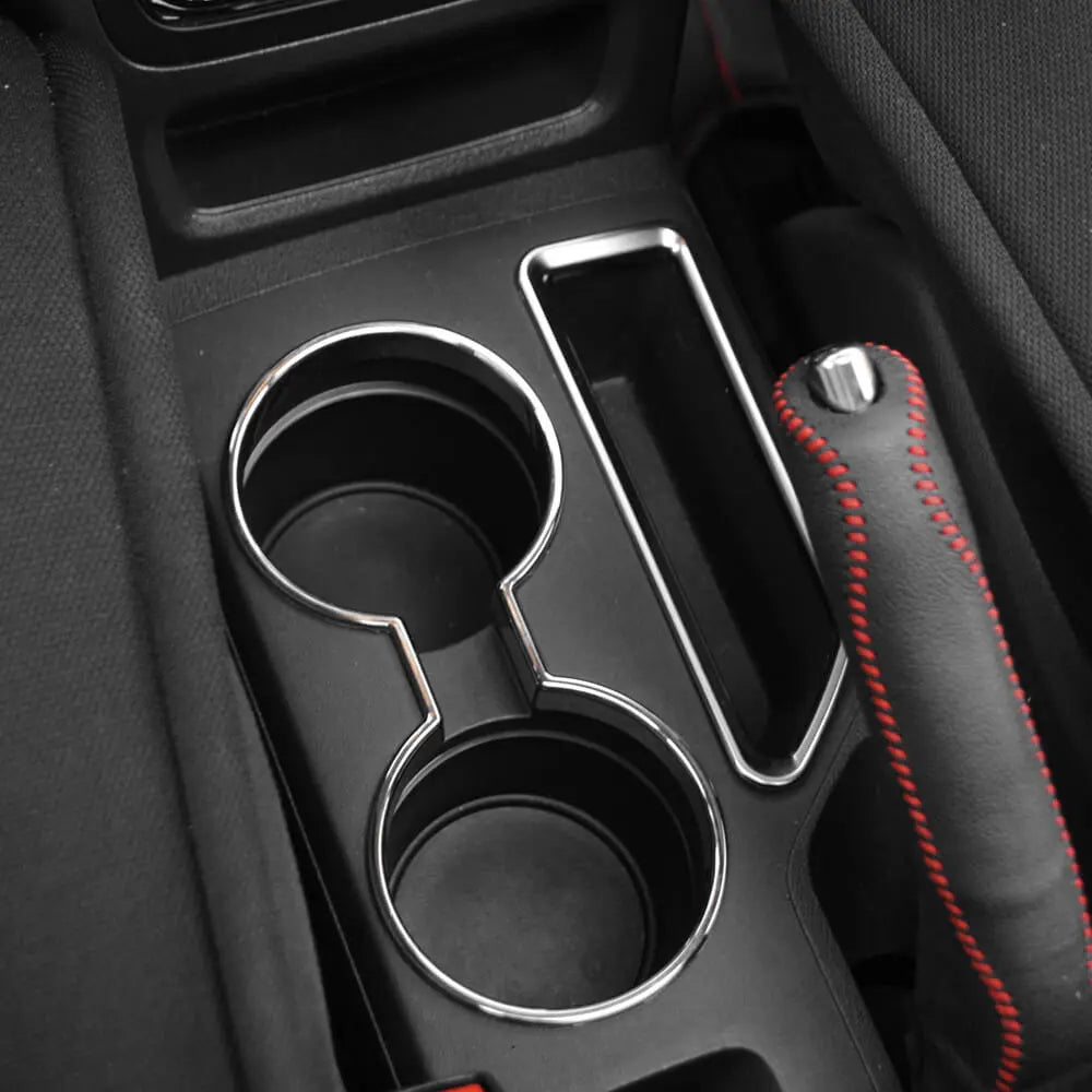 For 2010-2016 Jeep Compass & Patriot Interior Center Console Water Cup Holder Cover Trim