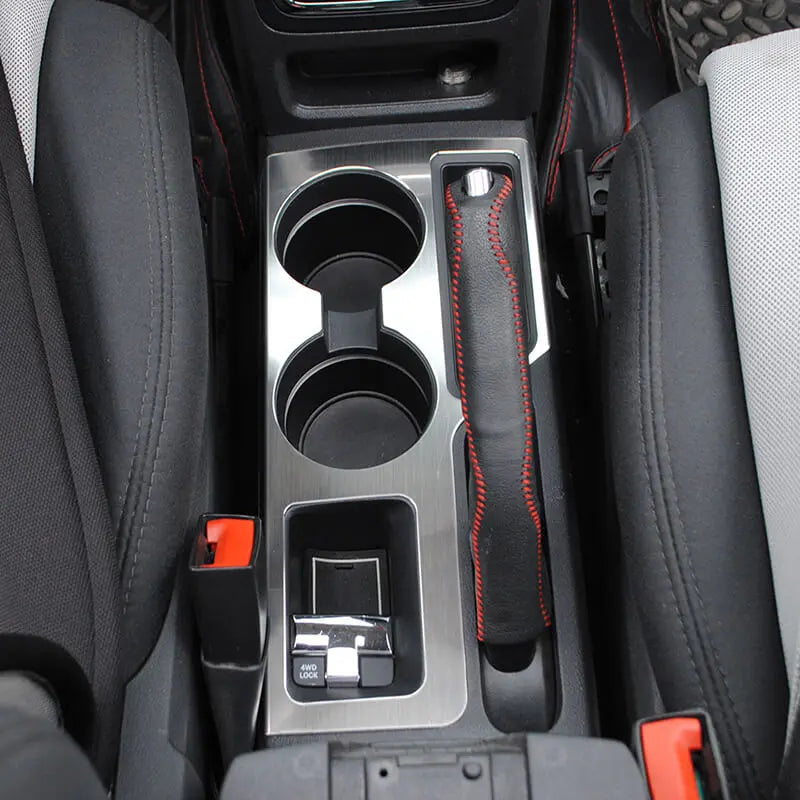 For 2010-2016 Jeep Compass/Patriot Silver Front Water Cup Holder Panel Trim Cover