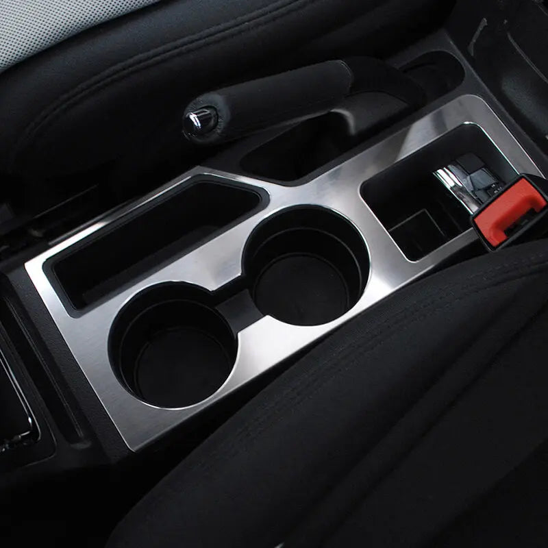 For 2010-2016 Jeep Compass/Patriot Silver Front Water Cup Holder Panel Trim Cover