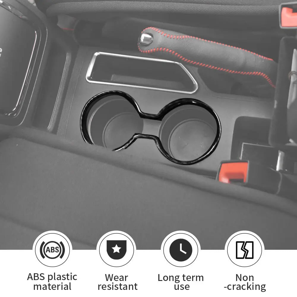 For 2010-2016 Jeep Compass & Patriot Front Water Cup Holder Panel Frame Cover Trim