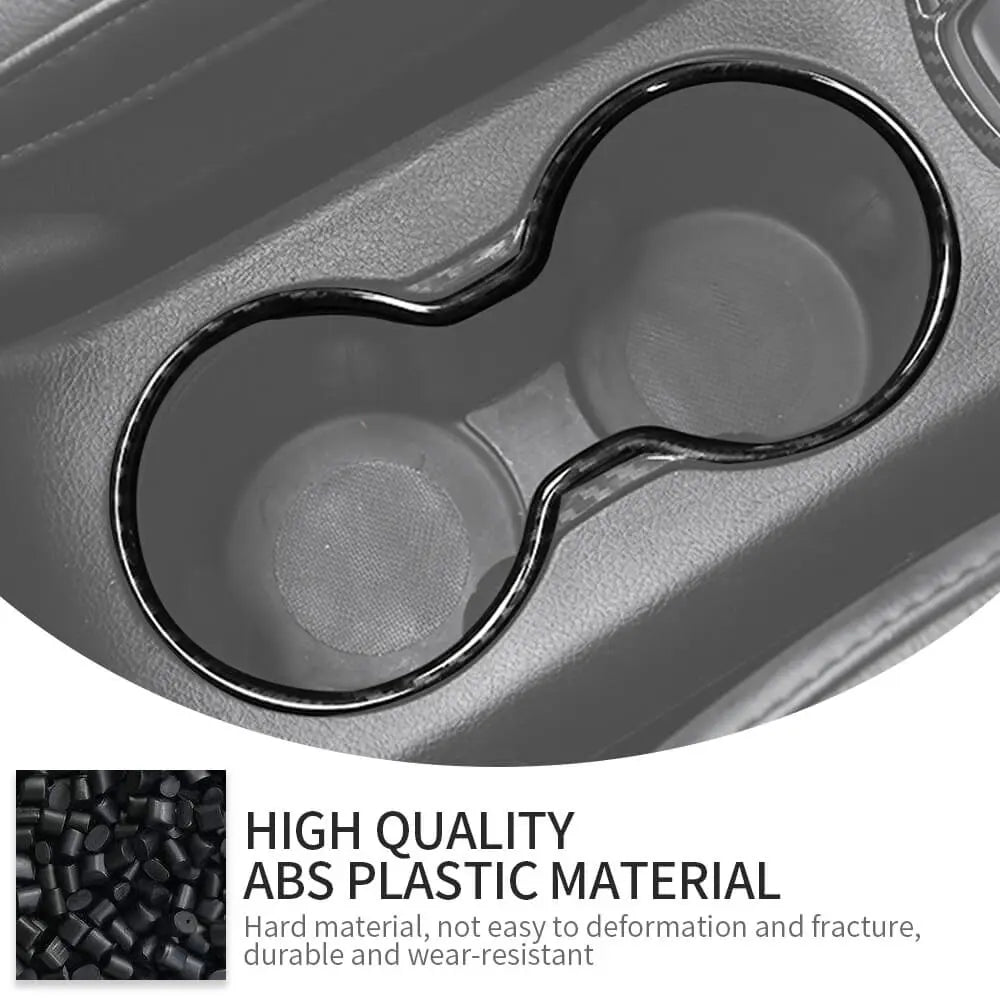 For 2010-2016 Jeep Compass & Patriot Front Water Cup Holder Panel Frame Cover Trim