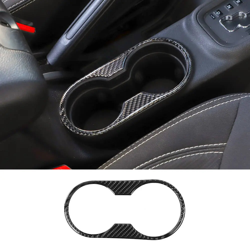For 2010-2018 Jeep Wrangler JK JKU & Unlimited Front Water Cup Holder Trim Cover