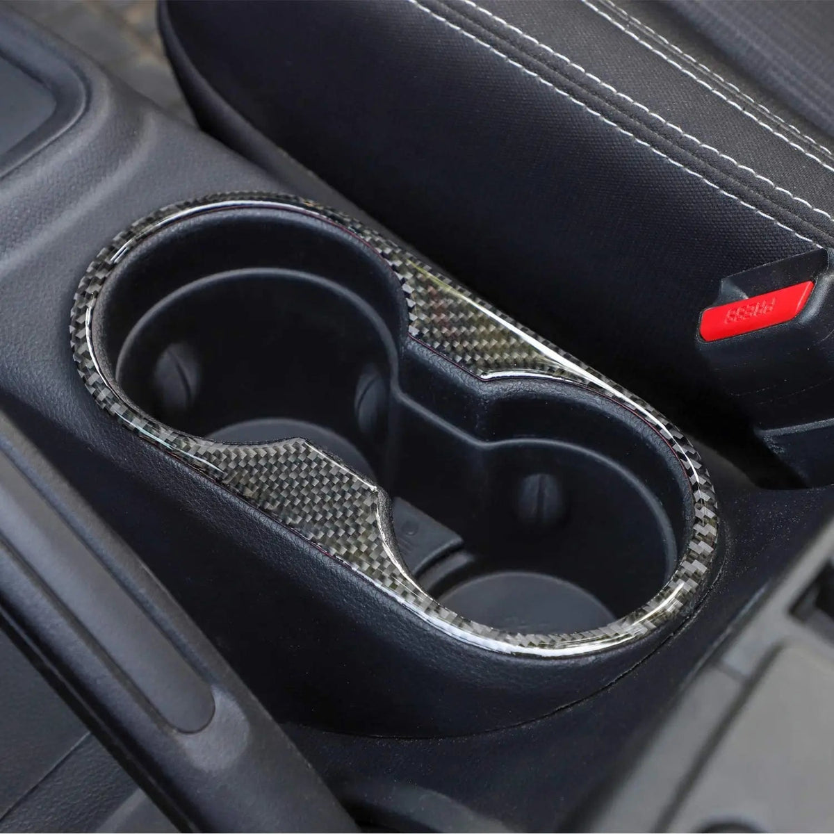 For 2010-2018 Jeep Wrangler JK JKU & Unlimited Front Water Cup Holder Trim Cover