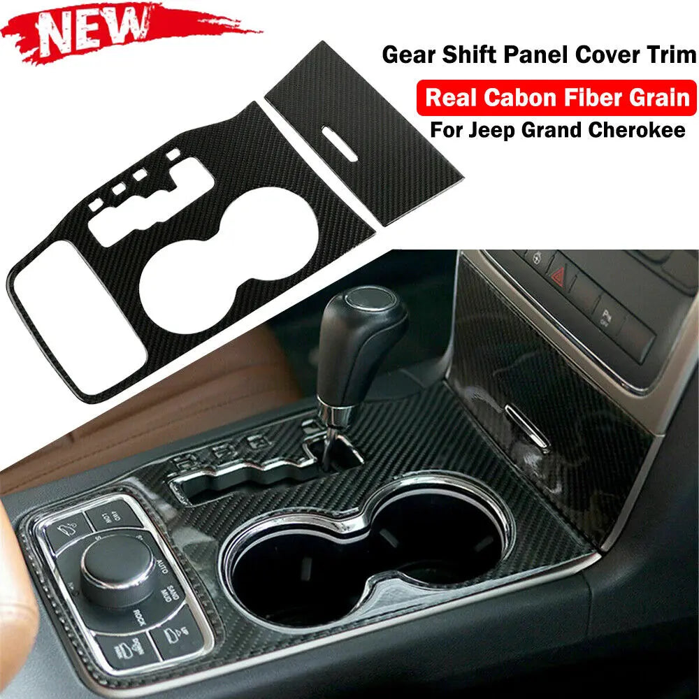 For 2011-13 Jeep Grand Cherokee WK2 Center Gear Shift Panel Cover Trim