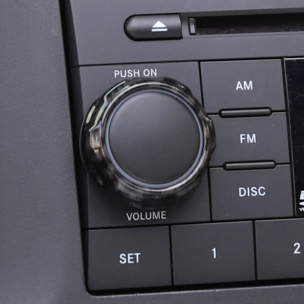 For 2011-2018 Jeep Wrangler JK/2010-2016 Compass/2011-2016 Patriot 5X Air Conditioner Audio CD Switch Knob Trim