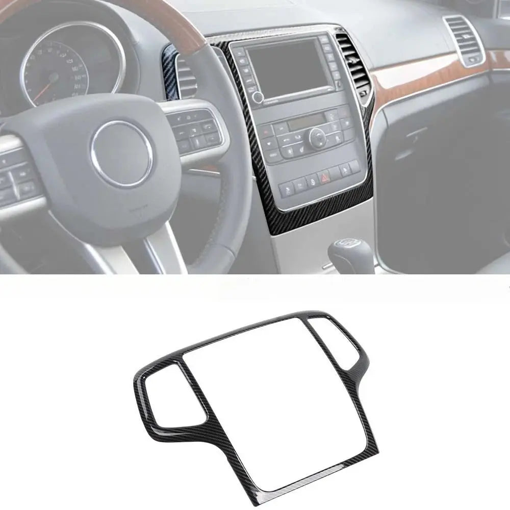 For 2011-2013 Jeep Grand Cherokee WK2 Center Console Dash Radio Navigation Panel Trim Cover