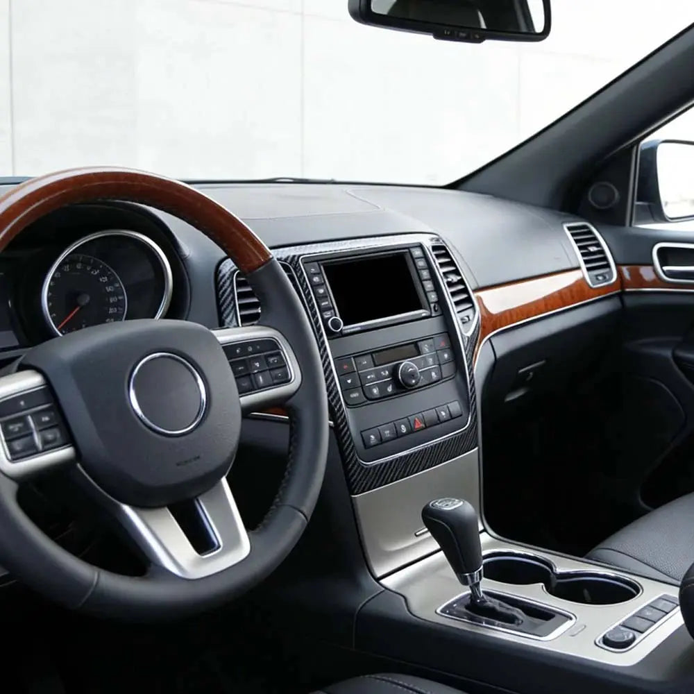 For 2011-2013 Jeep Grand Cherokee WK2 Center Console Dash Radio Navigation Panel Trim Cover