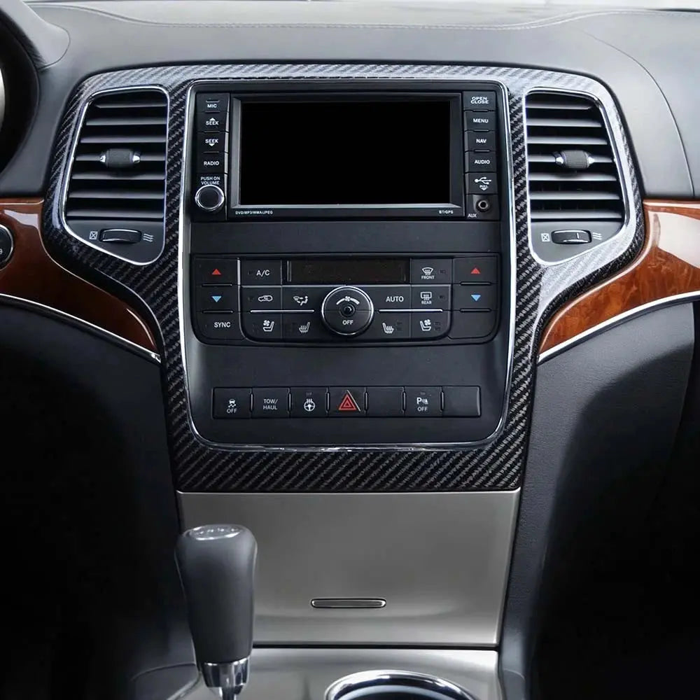 For 2011-2013 Jeep Grand Cherokee WK2 Center Console Dash Radio Navigation Panel Trim Cover