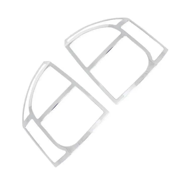 For 2011-2016 Jeep Compass Chrome Rear Tail Light Lamp Cover Trim (2 pcs)