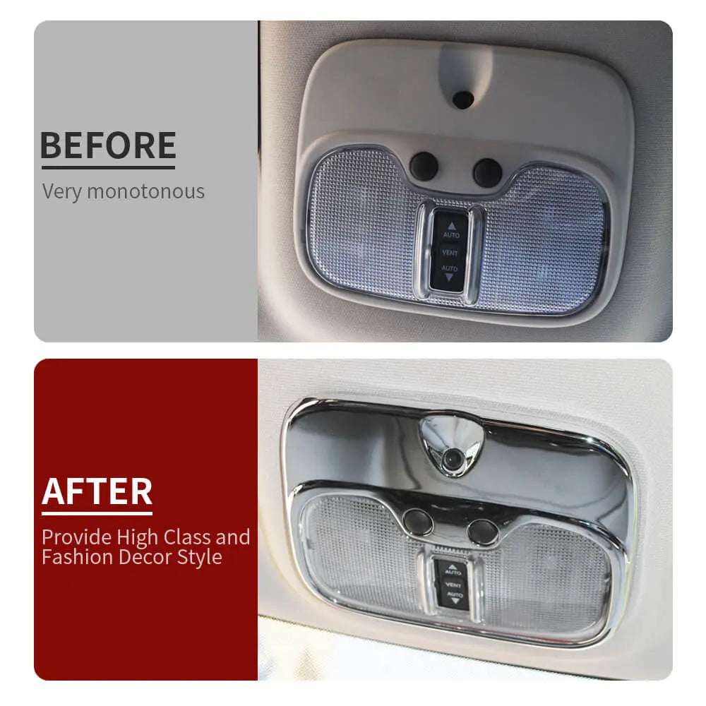 For 2011-2016 Jeep Compass & Patriot Interior Front Reading Light Switch Frame Cover