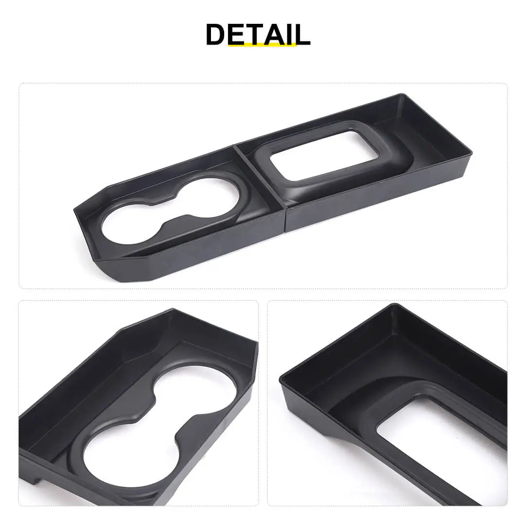 For 2011-2017 Jeep Wrangler JK Gear Shift Cup Holder Additional Storage Box Organizer (2 pcs)