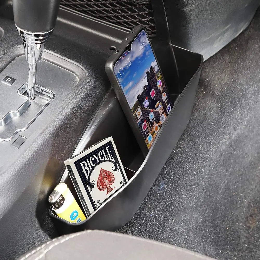 For 2011-2018 Jeep Wrangler JK JKU Center Console Gear Shift Storage Box, Auto Transmission Organizer Tray