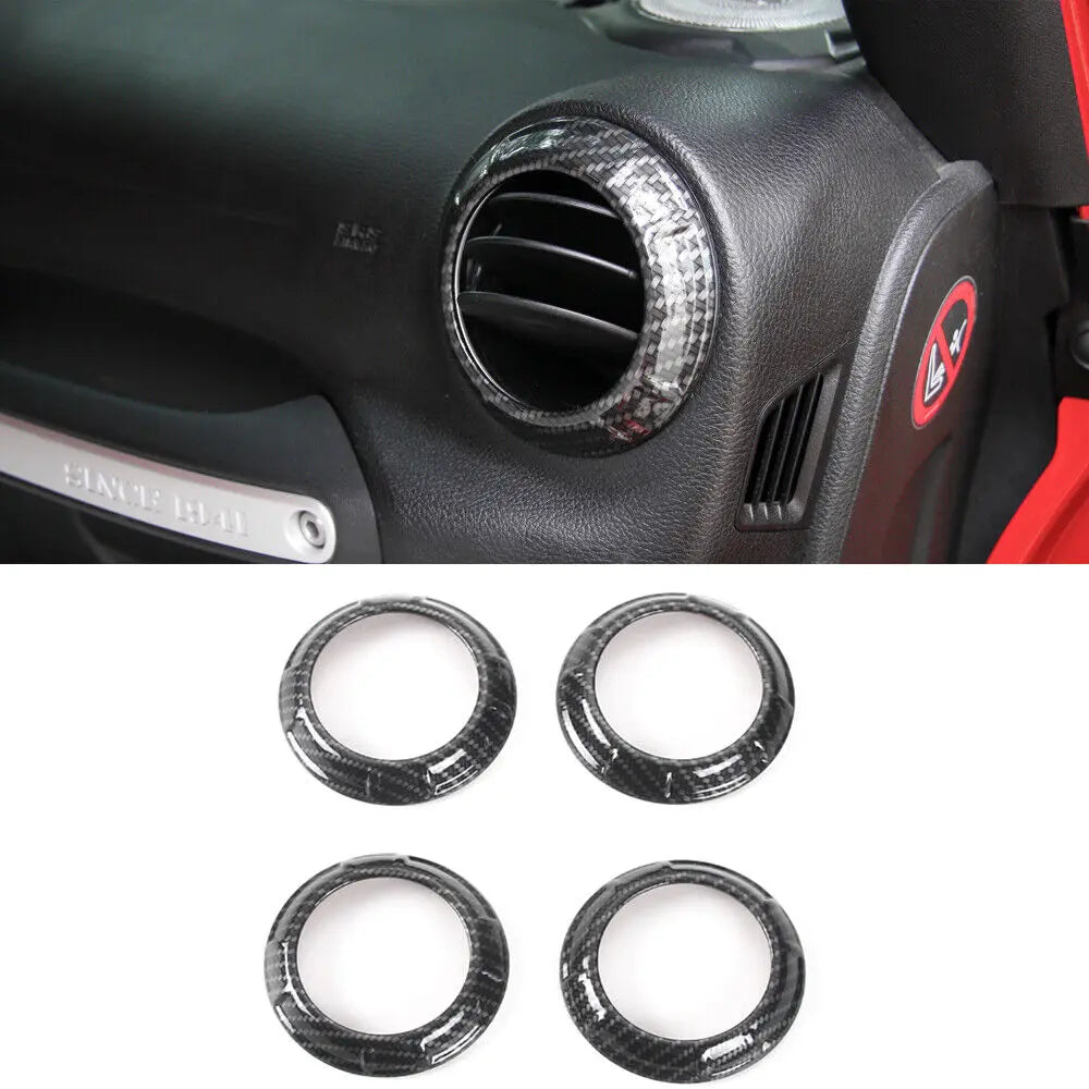 For 2011-2018 2Door Jeep Wrangler JK 10pc Full Set Interior Decor cover Trim Kit