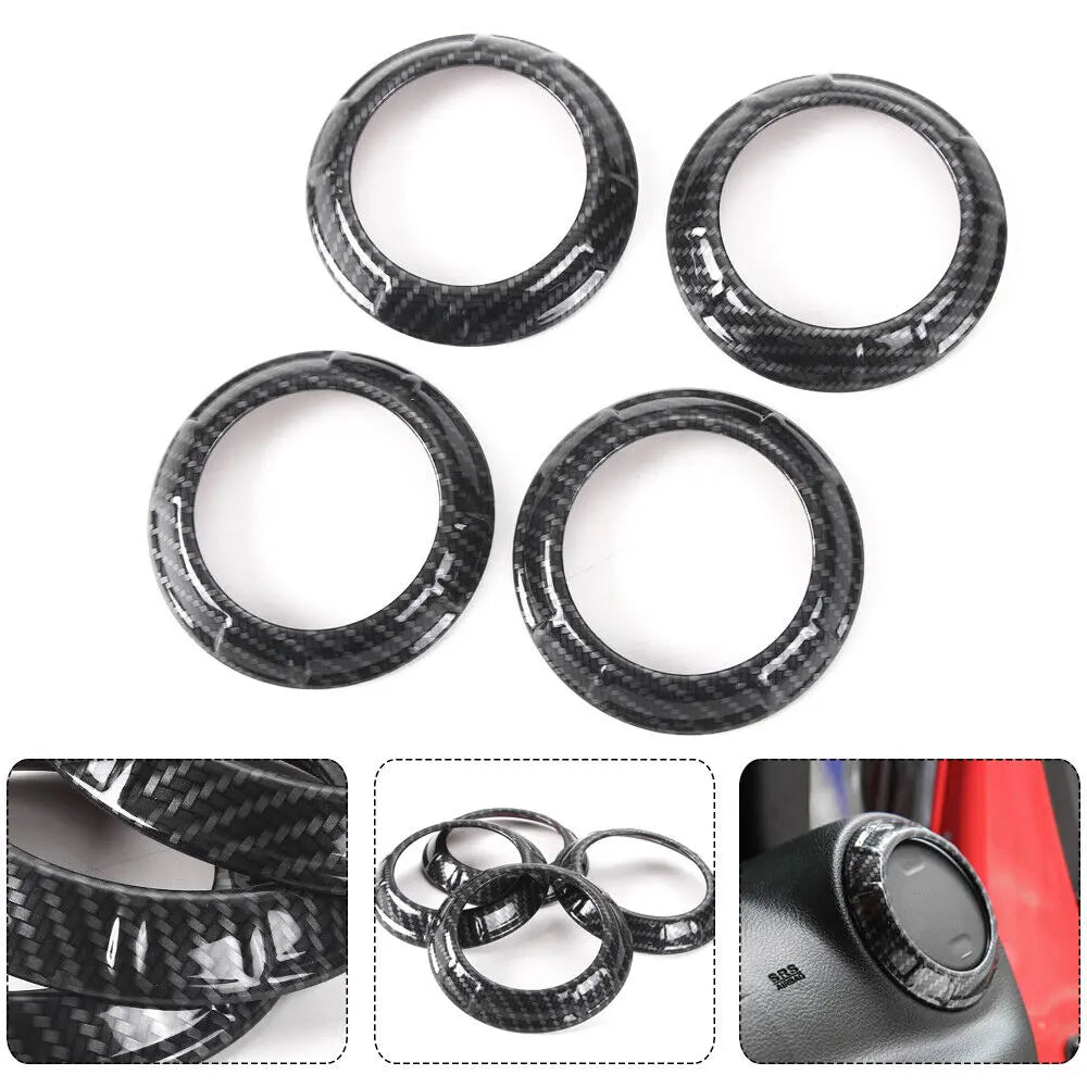 For 2011-2018 2Door Jeep Wrangler JK 10pc Full Set Interior Decor cover Trim Kit