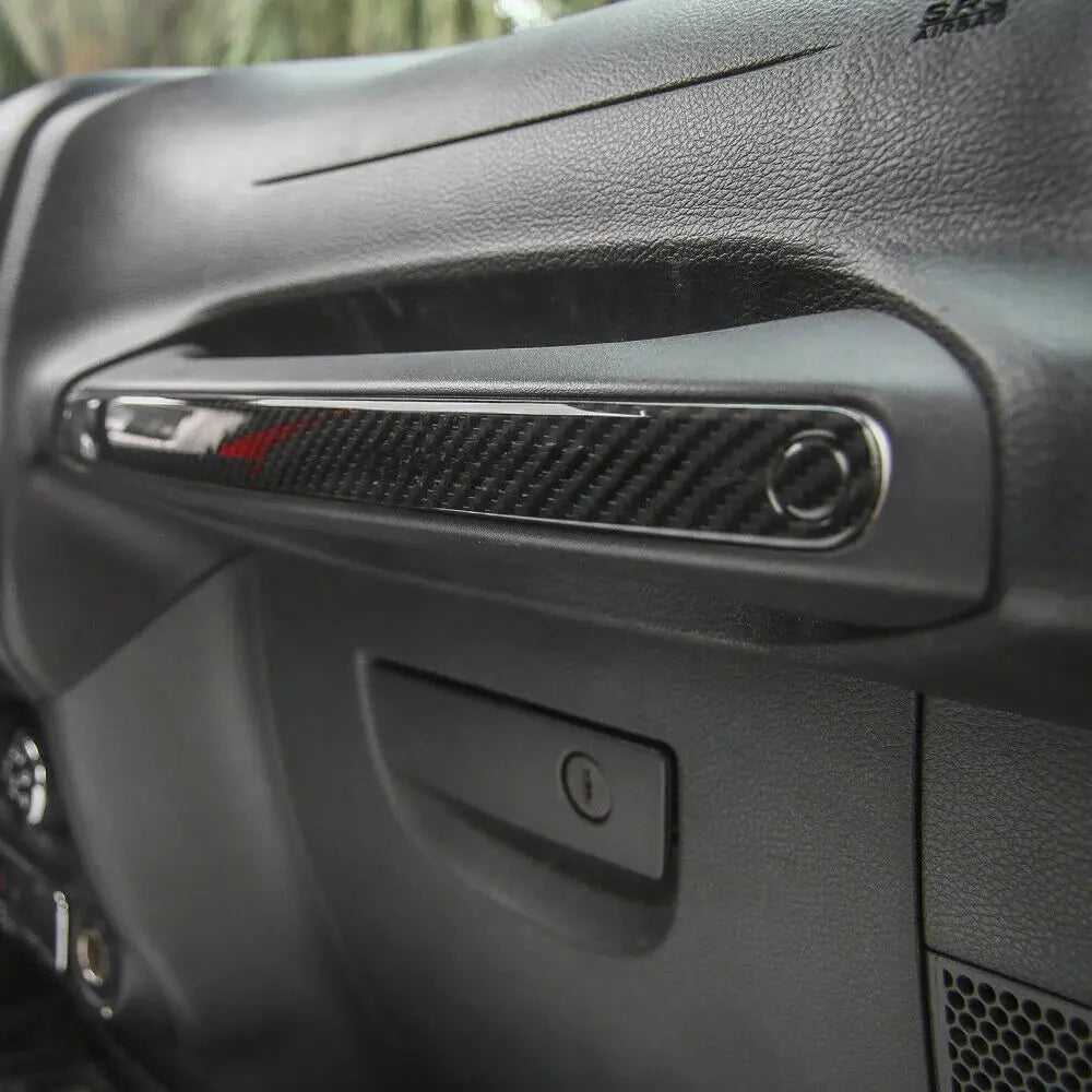 For 2011-2018 2Door Jeep Wrangler JK 10pc Full Set Interior Decor cover Trim Kit
