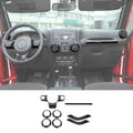 For 2011-2018 2Door Jeep Wrangler JK 10pc Full Set Interior Decor cover Trim Kit