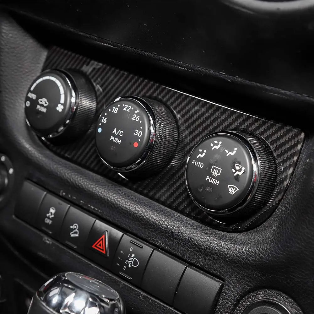 For 2011-2018 Jeep JK Wrangler Air Conditioner Switch Panel Cover Trim Bezel