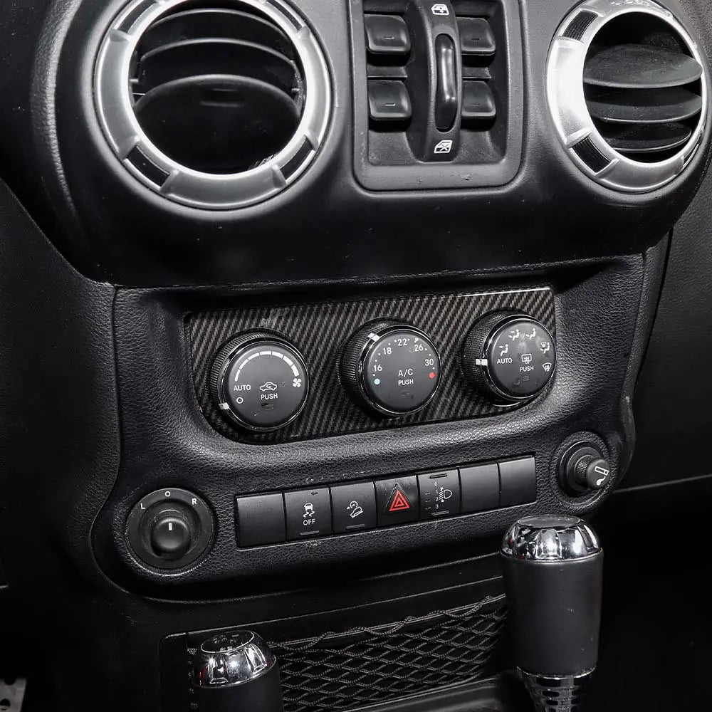 For 2011-2018 Jeep JK Wrangler Air Conditioner Switch Panel Cover Trim Bezel