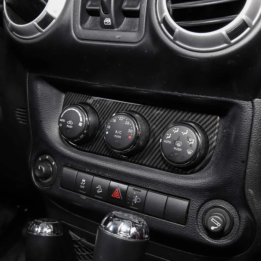 For 2011-2018 Jeep JK Wrangler Air Conditioner Switch Panel Cover Trim Bezel