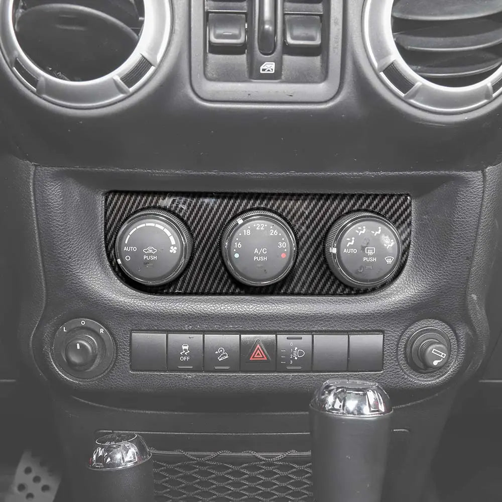 For 2011-2018 Jeep JK Wrangler Air Conditioner Switch Panel Cover Trim Bezel