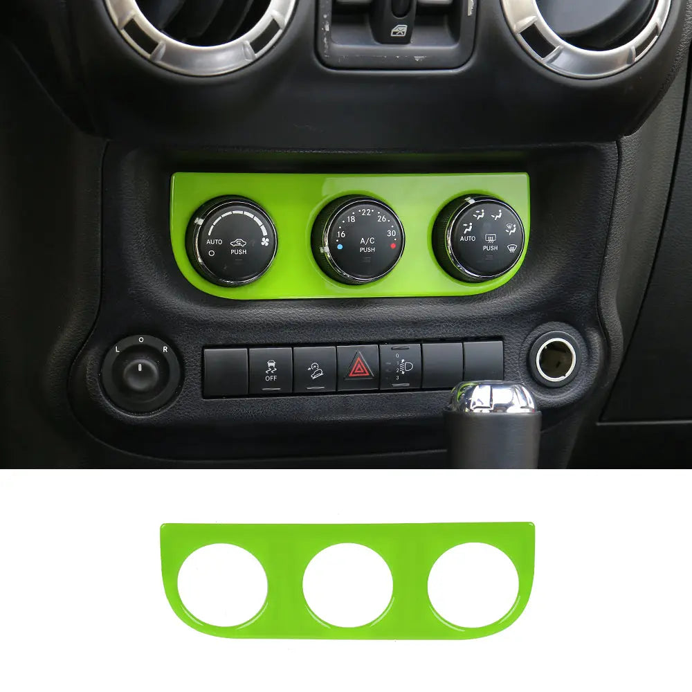 For 2011-2018 Jeep JK Wrangler Air Conditioner Switch Panel Cover Trim Bezel