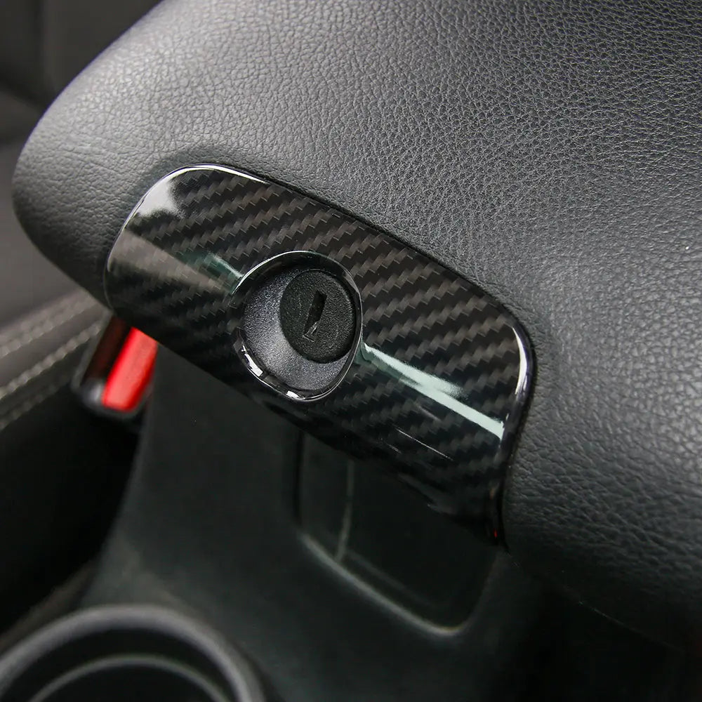 For 2011-2018 Jeep JK Wrangler&Unlimited Central Console Armrest Box Keyhole Cover Trim