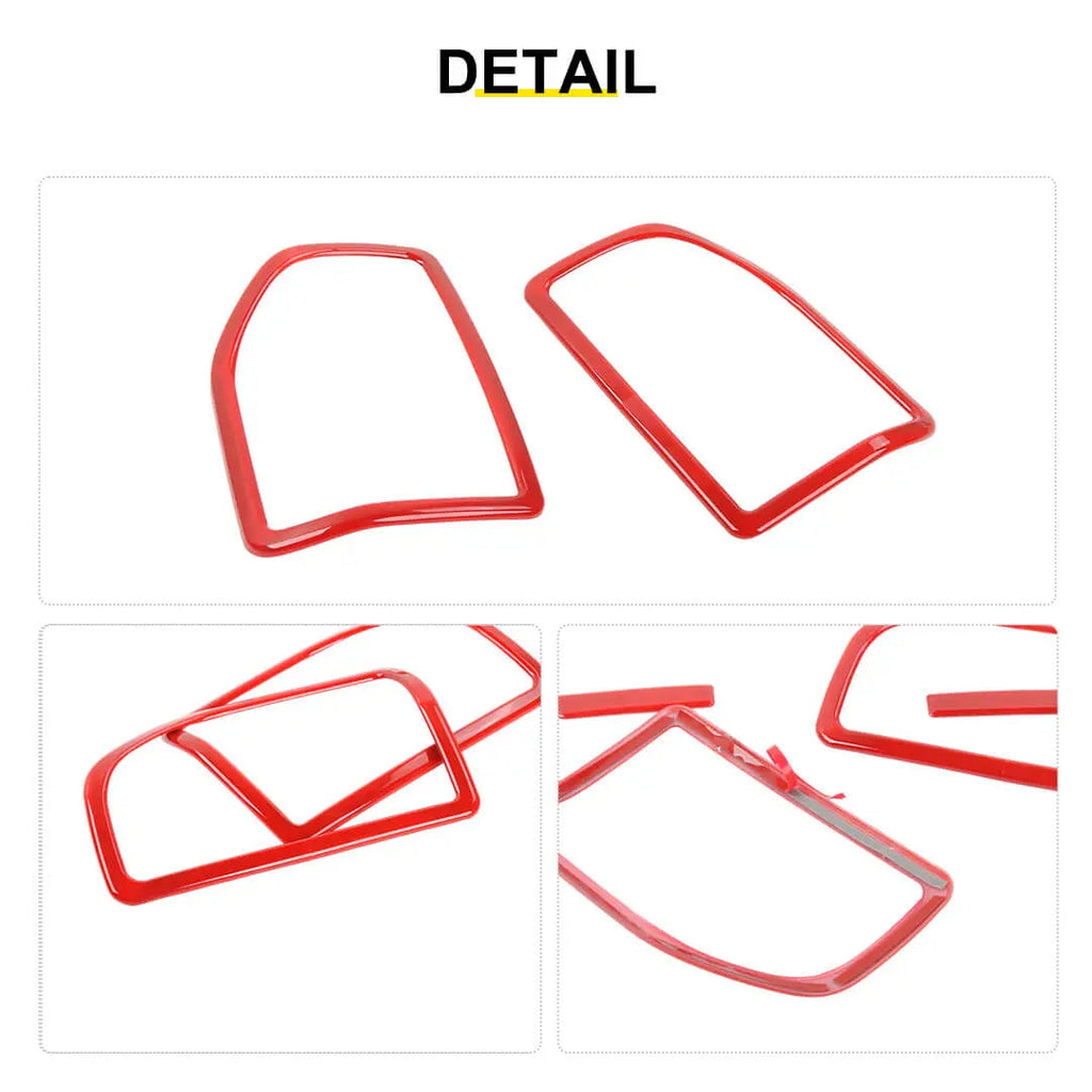 For 2011-2018 Jeep Wrangler JK 2 Door Inner Door Handle Frame Trim（4 pcs）
