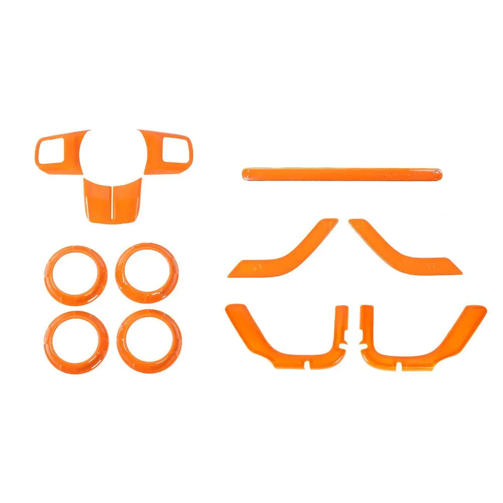 For 2011-2018 Jeep Wrangler JK 2Door 12PCS Interior Trim Cover Kit