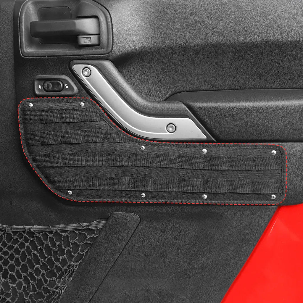 For 2011-2018 Jeep Wrangler JK 4-Door Version Front Rear Car Door Multifunction Tactical Hanging Board
