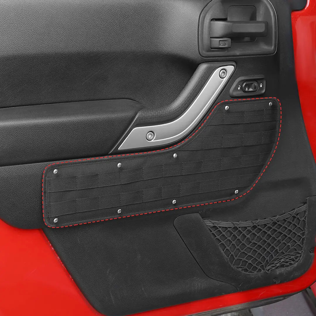For 2011-2018 Jeep Wrangler JK 4-Door Version Front Rear Car Door Multifunction Tactical Hanging Board