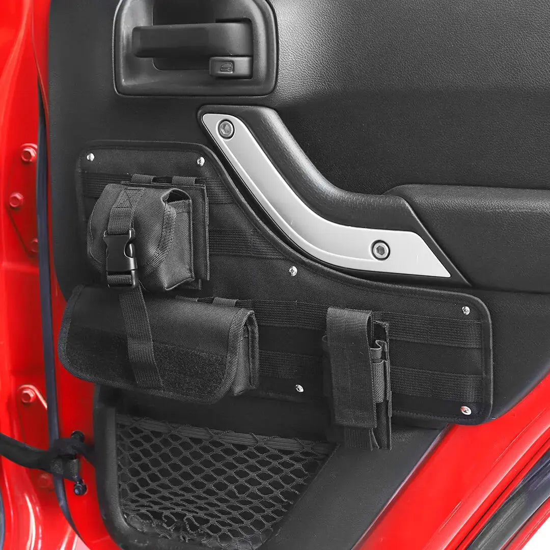 For 2011-2018 Jeep Wrangler JK 4-Door Version Front Rear Car Door Multifunction Tactical Hanging Board