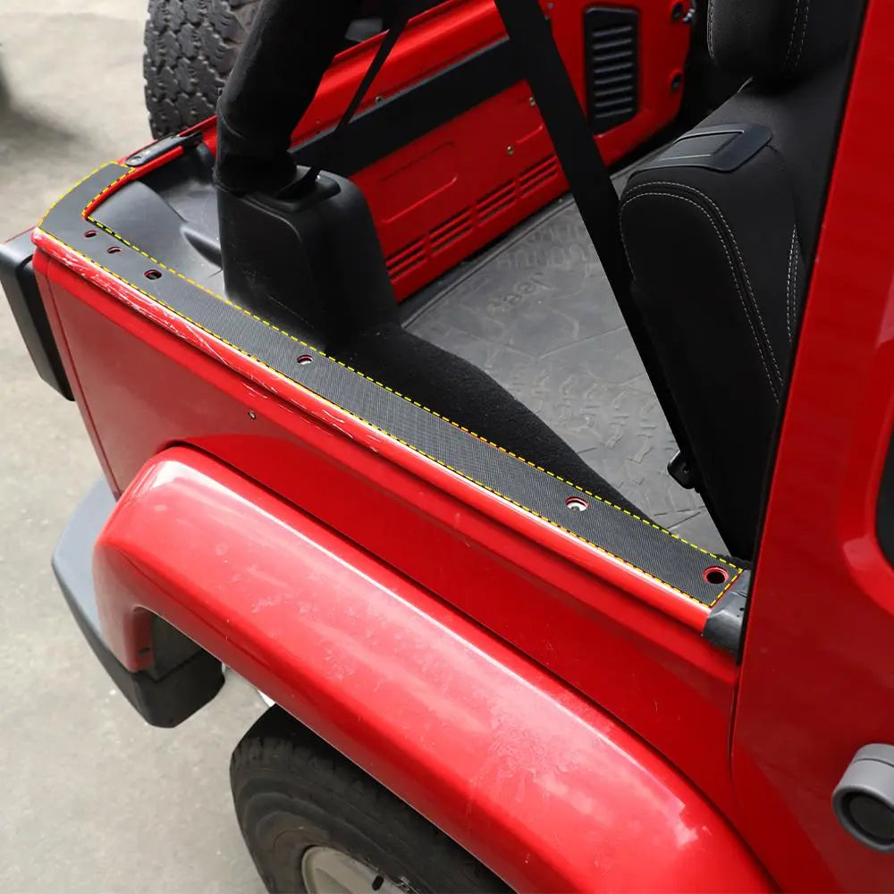 For 2011-2018 Jeep Wrangler JK 4Door Roof-Off Hardtop Mounting Rail Protector Pads