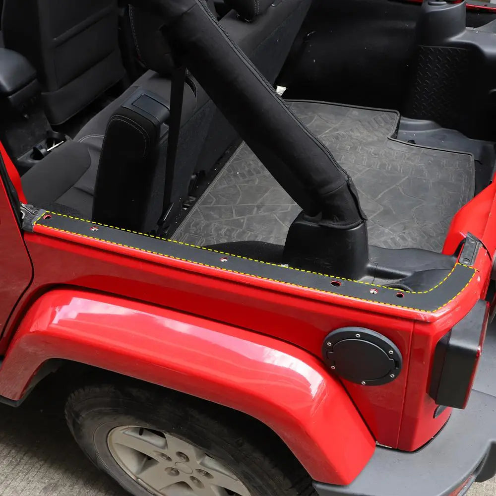 For 2011-2018 Jeep Wrangler JK 4Door Roof-Off Hardtop Mounting Rail Protector Pads