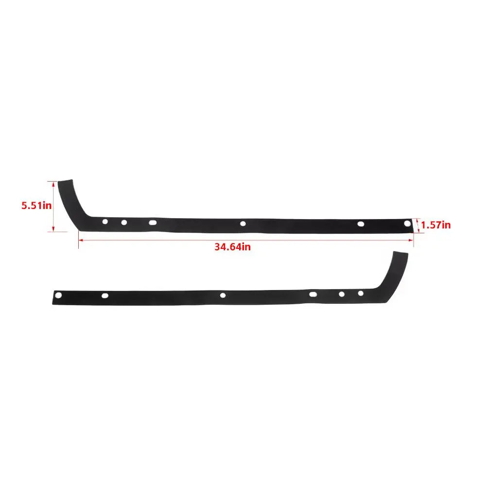 For 2011-2018 Jeep Wrangler JK 4Door Roof-Off Hardtop Mounting Rail Protector Pads