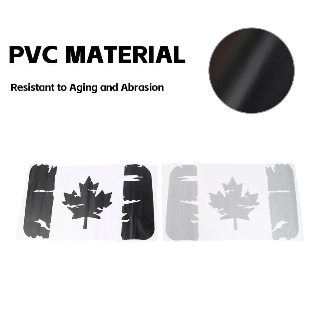 For 2011-2018 Jeep Wrangler JK 4Door Window Decal Rear Window Sticker Canada Flag