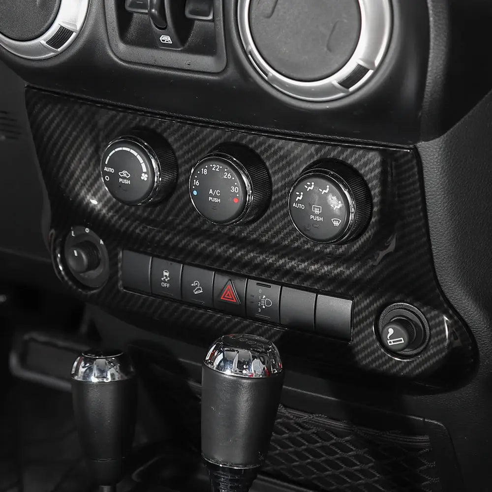 For 2011-2018 Jeep Wrangler JK Air Conditioning Switch Panel Cover Trim