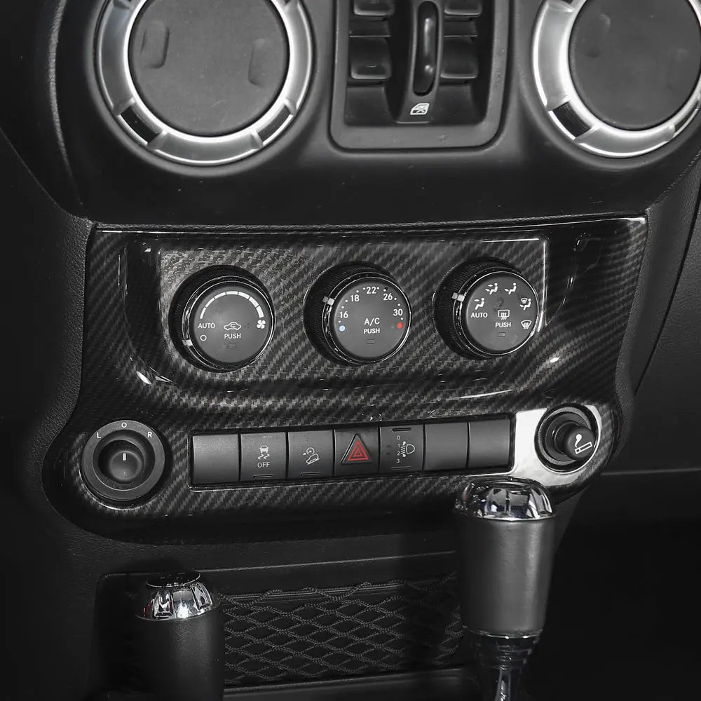 For 2011-2018 Jeep Wrangler JK Air Conditioning Switch Panel Cover Trim