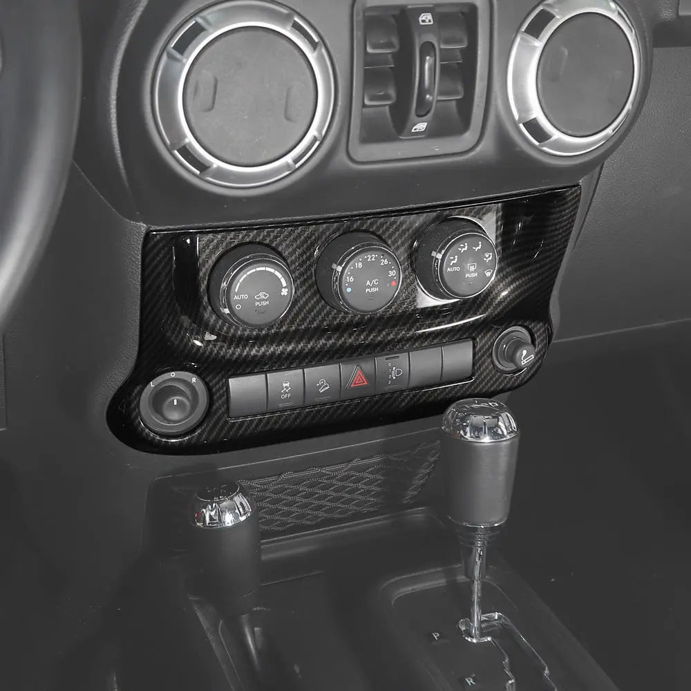 For 2011-2018 Jeep Wrangler JK Air Conditioning Switch Panel Cover Trim