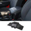 For 2011-2018 Jeep Wrangler JK Center Armrest Box Cover Leather Pad with Storage Bag