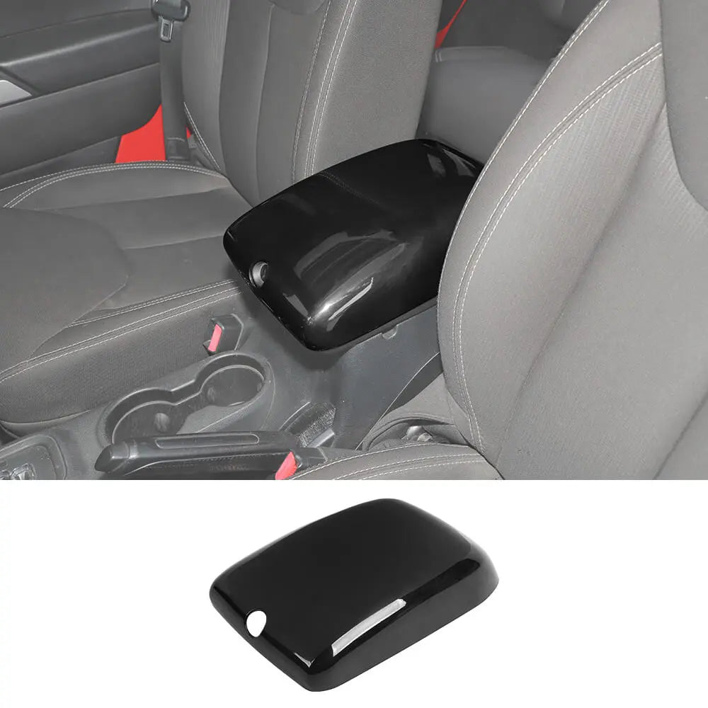 For 2011-2018 Jeep Wrangler JK Center Console Armrest Box Pad Cover Trim Decor
