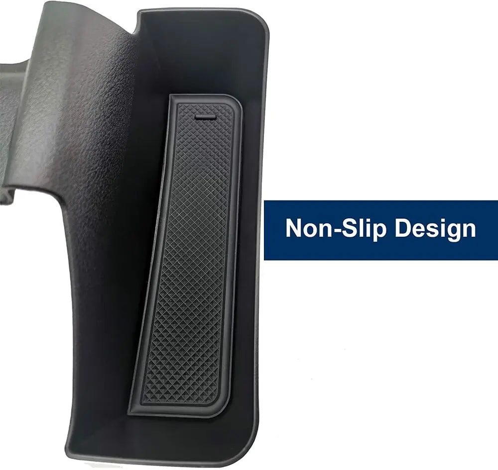 For 2011-2018 Jeep Wrangler JK Center Console Gear Shift Side Storage Box Black-Not Fit Manual Transmission
