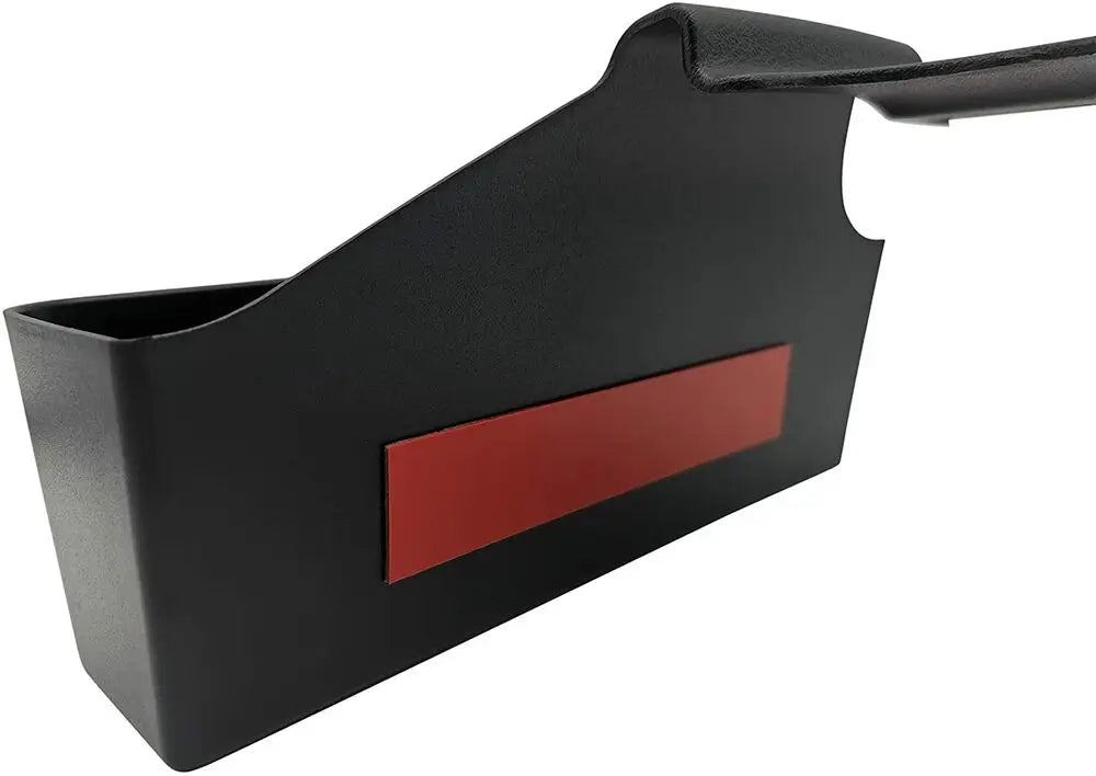 For 2011-2018 Jeep Wrangler JK Center Console Gear Shift Side Storage Box Black-Not Fit Manual Transmission