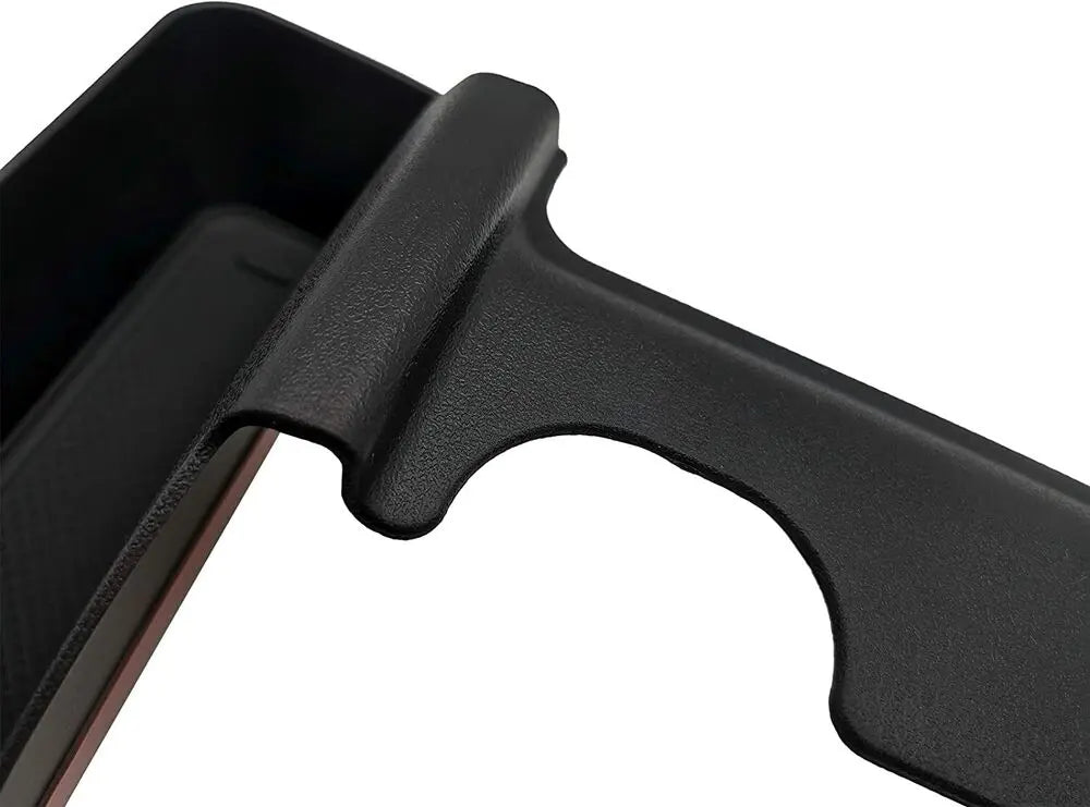 For 2011-2018 Jeep Wrangler JK Center Console Gear Shift Side Storage Box Black-Not Fit Manual Transmission