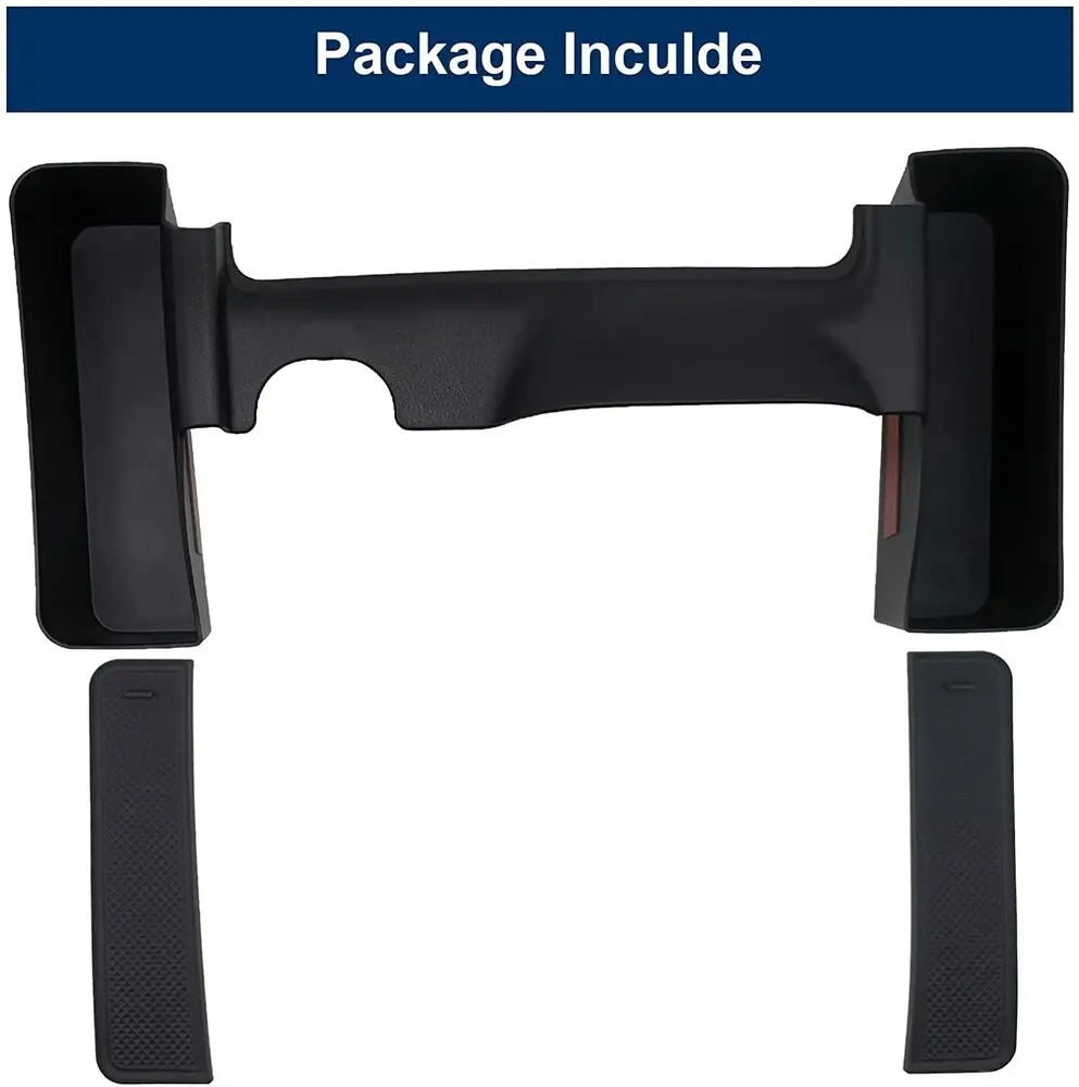 For 2011-2018 Jeep Wrangler JK Center Console Gear Shift Side Storage Box Black-Not Fit Manual Transmission