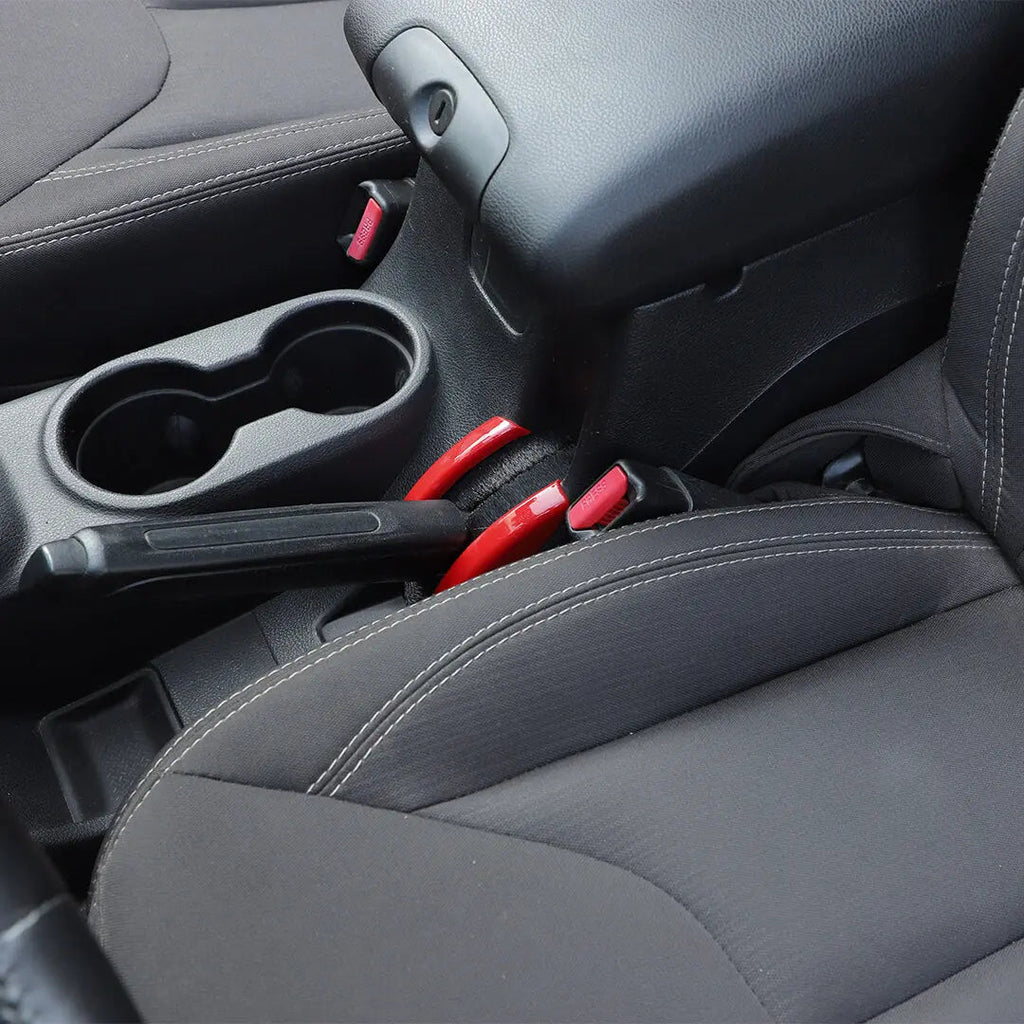 For 2011-2018 Jeep Wrangler JK Center Console Hand Brake Cover Trim（2 pcs）