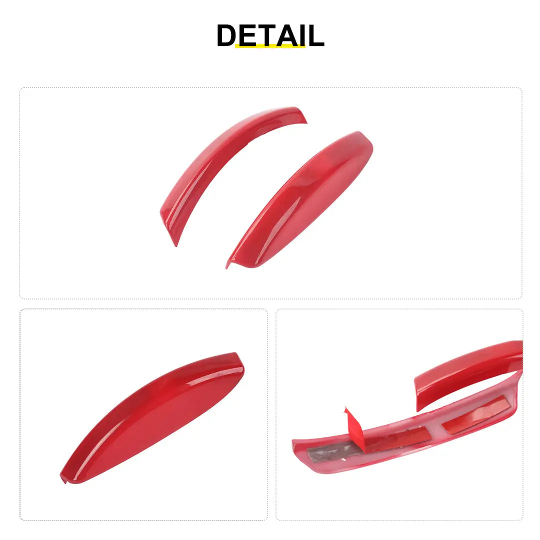 For 2011-2018 Jeep Wrangler JK Center Console Hand Brake Cover Trim（2 pcs）