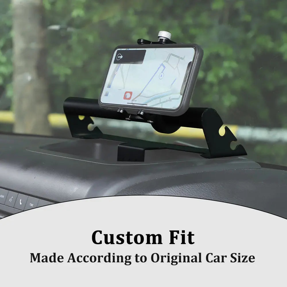 For 2011-2018 Jeep Wrangler JK Dash Mount Phone Bracket Chuck Stainless Steel