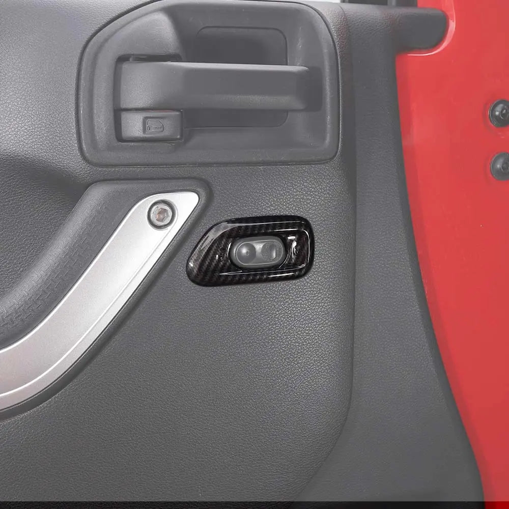 For 2011-2018 Jeep Wrangler JK Door Handle Lock Switch Button Cover Decoration Frame Trim