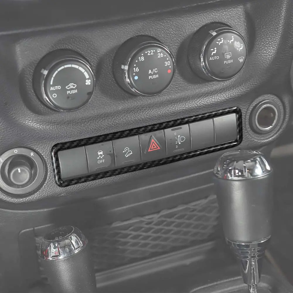 For 2011-2018 Jeep Wrangler JK Emergency Lamp Lights Switch Frame Trim
