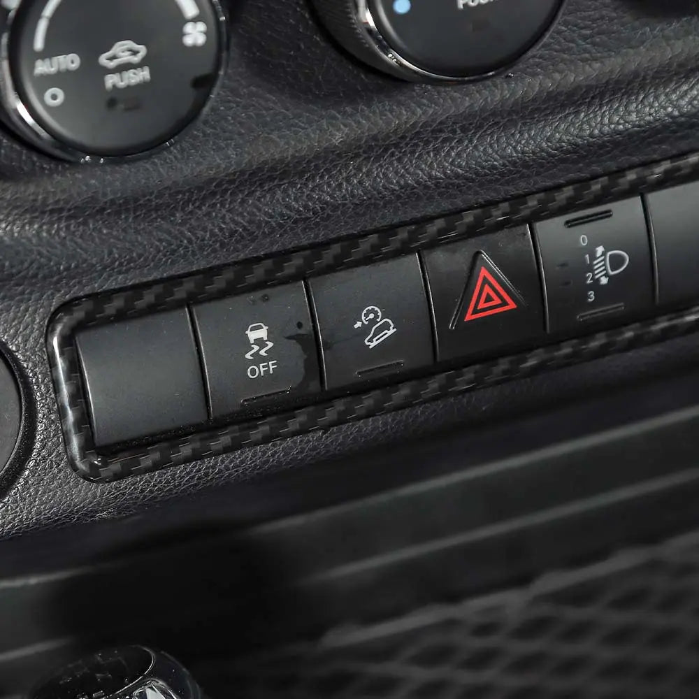 For 2011-2018 Jeep Wrangler JK Emergency Lamp Lights Switch Frame Trim